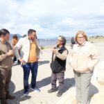 El Intendente Vuoto recorrió los trabajos de la última etapa de la pasarela Luís Pedro Fique