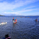 Remada en el corazón fueguino: la Vuelta al Lago Yehuin convocó a deportistas y amantes de la naturaleza