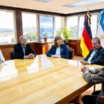 La Vicegobernadora Urquiza recibió al embajador de Alemania en su primera visita oficial a Tierra del Fuego