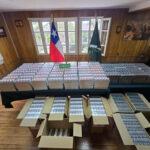 Fue detenido con más de 8 mil atados valuados en unos 20 millones de pesos chilenos