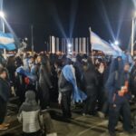 Río Grande acompañó a la Selección Argentina: vecinos celebraron el subcampeonato en la Plaza de las Américas