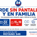 El MPF invita a compartir una tarde sin pantallas y en familia