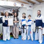 Arce reconoció a Dylan Wayrich e Ithan Ernaga tras destacarse en un torneo internacional de Taekwondo