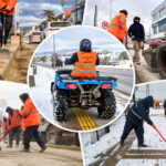 Ushuaia intensifica las tareas de limpieza y recuperación de espacios antes y tras las nevadas
